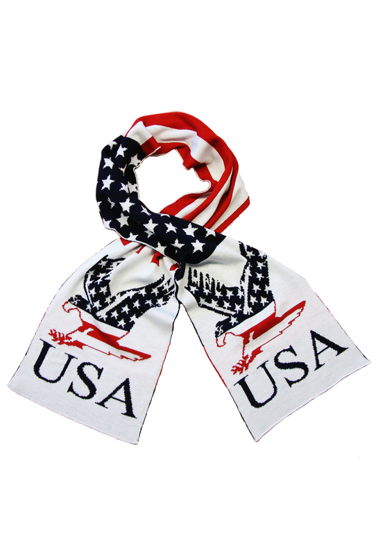 Team USA scarf Scarf team usa wool acrylic